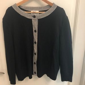 St. John XL Sweater and Sequin Shell